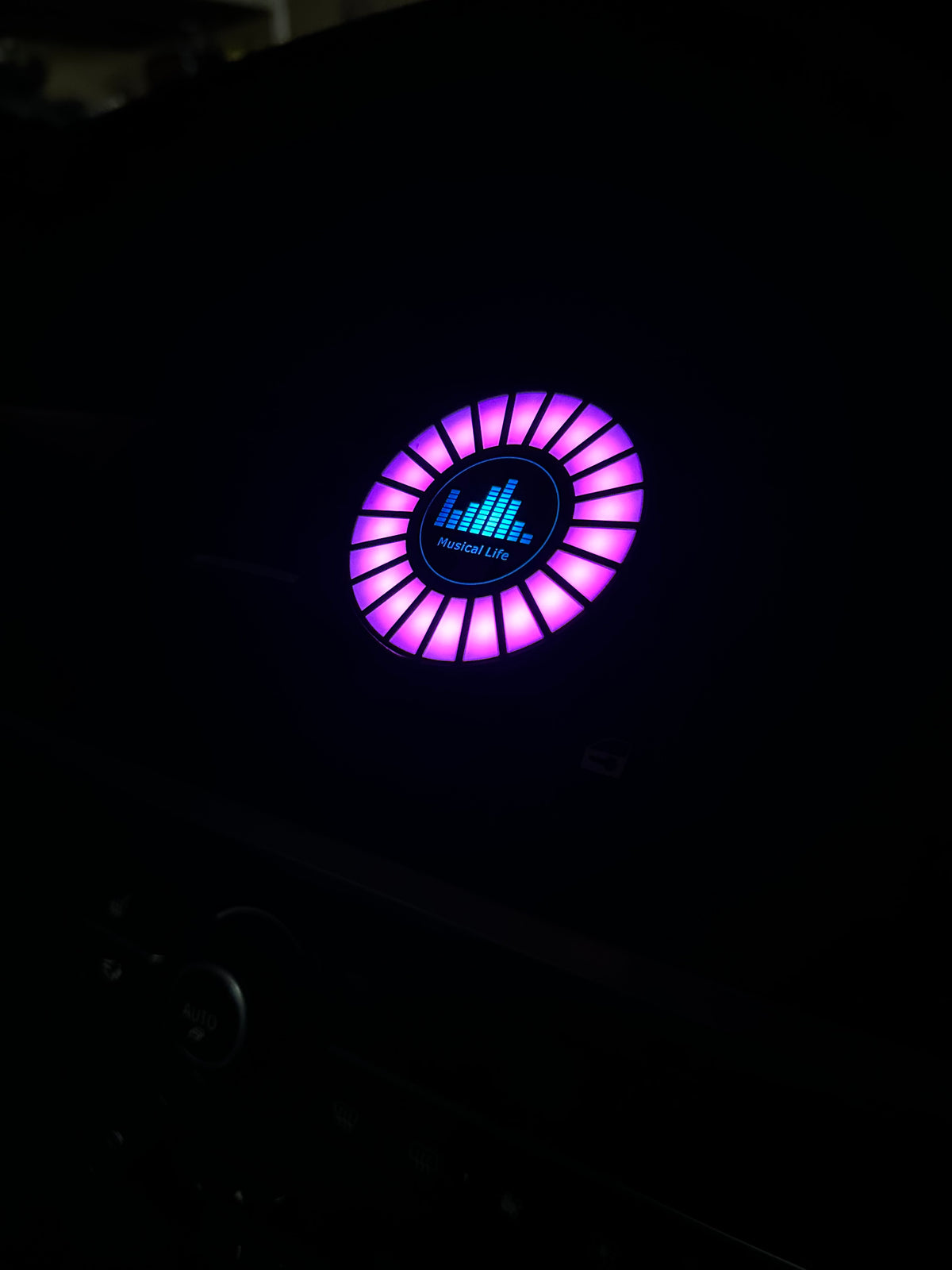 RGB Voice-Activated Car Ambient Light β Music Rhythm Pickup Lamp