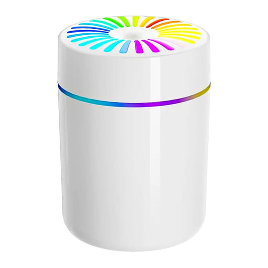 Mini Car Humidifier – USB Cool Mist with Colour-Changing Light (300ml)