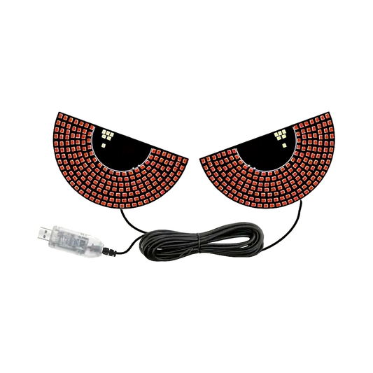 Devil Eyes LED Car Light – Animated Rear Window Eyes